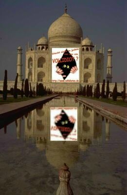 In Indien am Taj Mahal