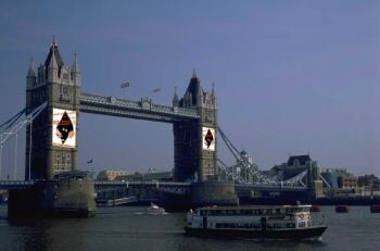 Die Tower-Bridge in London
